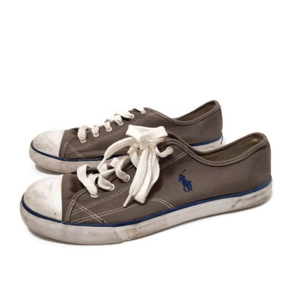 Ralph Lauren Polo grey sneakers - Picture 1 of 8